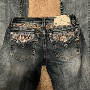 bootcut miss me jeans. size 25, inseam 35.